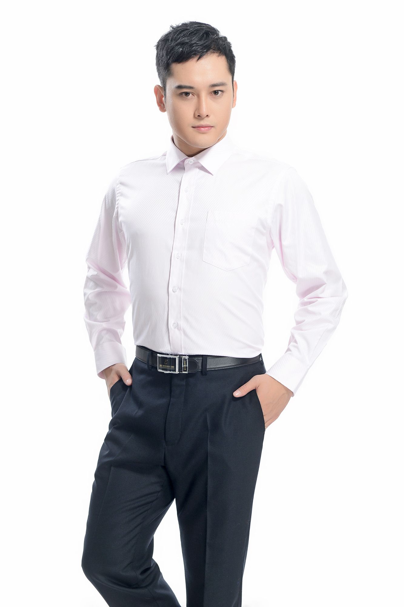 白衬衫男短袖韩版修身夏季选什么牌子好 同款好推荐