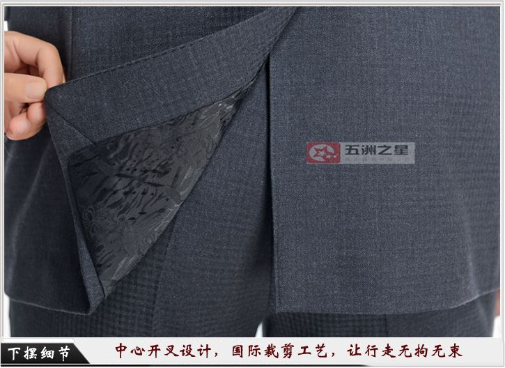 政府职业装男装定制细节图 政府职业装男装定制细节图