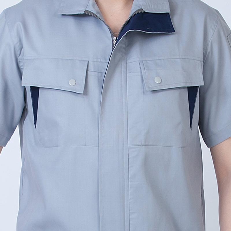 夏季短袖工作服细节展示 夏季短袖工作服细节展示