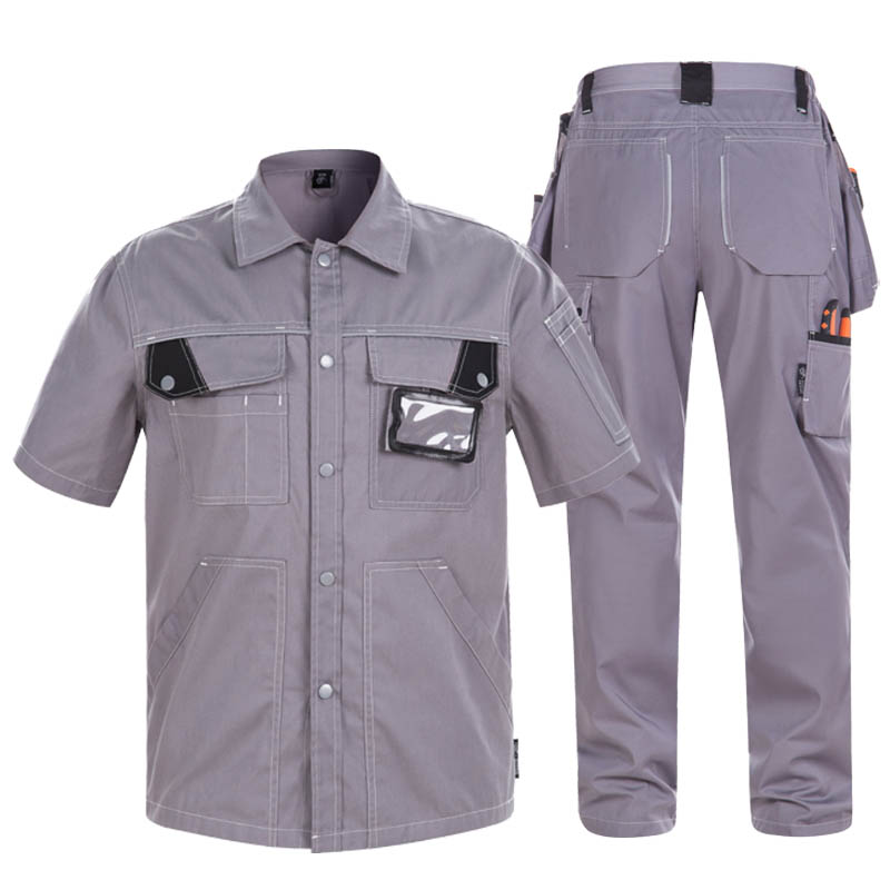 多功能夏季防撕耐磨工作服定制套装